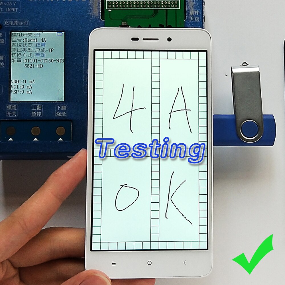 100% testé écran LCD pour Xiaomi Redmi 4A 5.0 pouces écran tactile 1280*720 numériseur cadre d'assemblage avec verre trempé gratuit