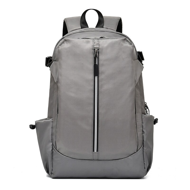 Casual Rugzak Schooltas Mannen Laptop Rugzak Mannen Reizen Zakelijke Rugzak Waterdicht Grote Capaciteit Usb Opladen Rugzak: Gray