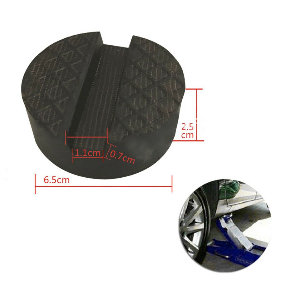 Black Rubber mat For Pinch Weld Jacking Pad Rubber Side Lifting Slotted
