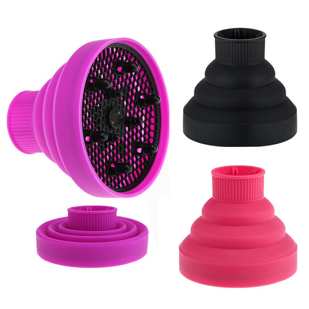 Universal hårkrøll diffuser cover diffuser disk hårtørrer krølletørring blæser hårkrøller styling værktøj tilbehør