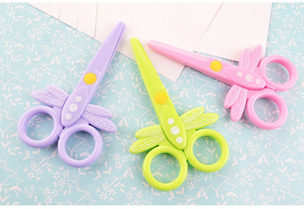 kids children Safety scissors Paper cutting Plastic scissors Children's handmade toys toys for children jouet fille