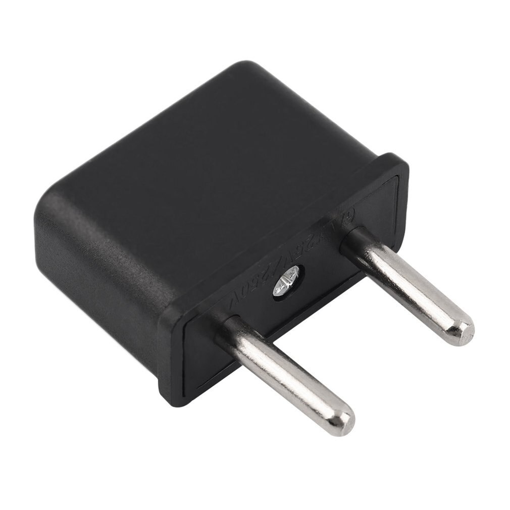 Universal US To EU Plug USA To Europe 220V Travel White Wall AC Power Charger Outlet Adapter Converter 2 Round Socket Pin