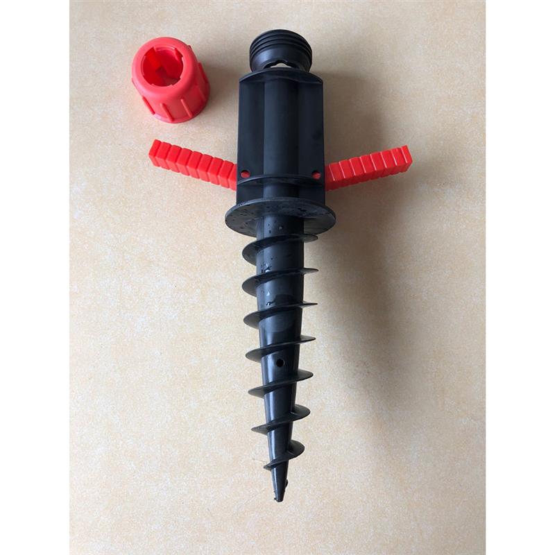 Anclaje para sombrilla de playa y arena, 1 unidad de 32mm, agarrador para sol, playa, pesca, sombrilla, ancla, barrena de arena con mango