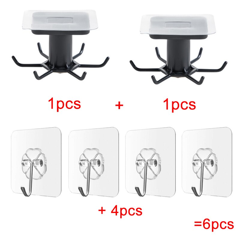 Køkkenarrangør og opbevaring opvaskeafløb bestikvask arrangør køkkenstativ organisation køkkentilbehør opbevaringsstativ 360: Sort -2 stk