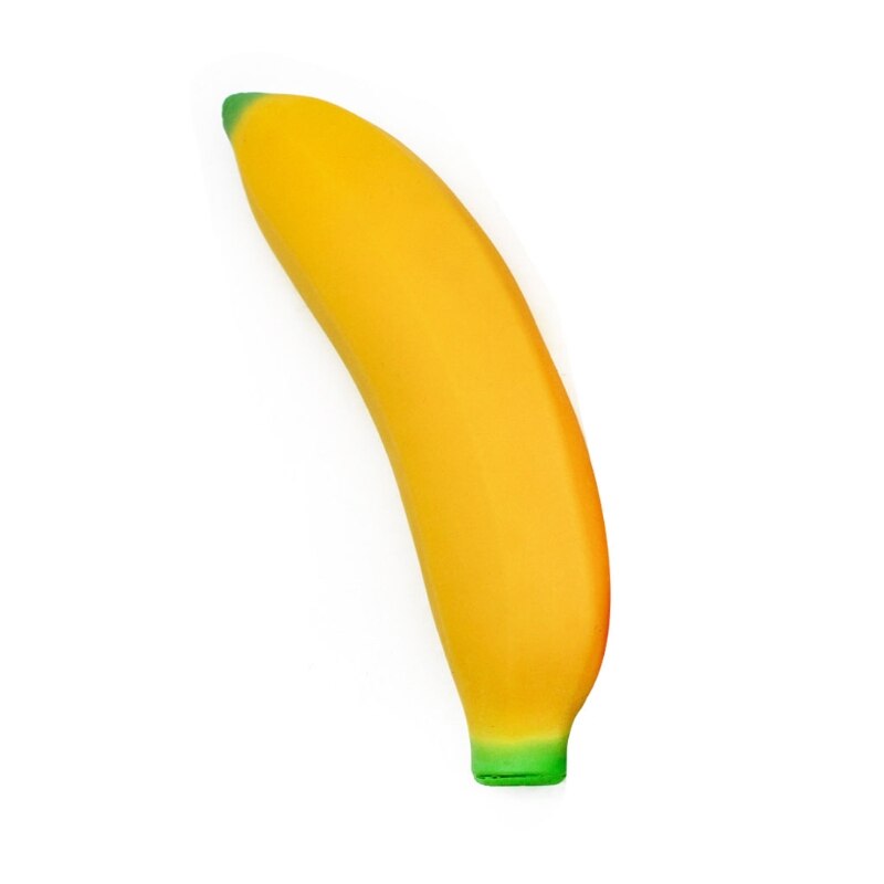 Simulatiefruit, fidget banaan, knijpspeeltje voor ontspanning en stressverlichting