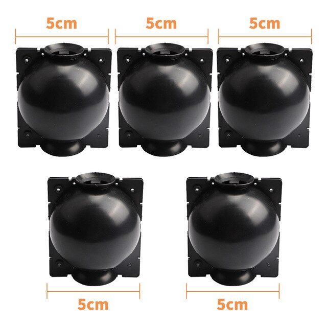 5Pcs Reusable Plant Rooting Ball Assisted Cutting Rooting High Pressure Propagation Ball for Garden Growing Breeding: black