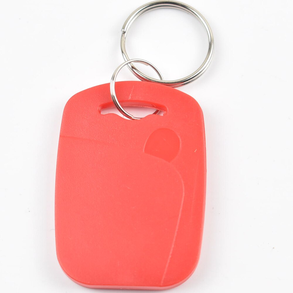 IC+ID UID Rewritable Composite Key Tags Keyfob Dual Chip Badge RFID 125KHZ T5577 EM4305+13.56MHZ Changeable Writable: Red