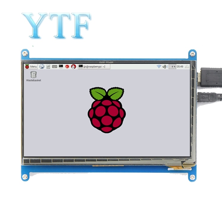 7 inch LCD capacitive touch display Raspberry Pi 4B 2 3 B + plus screen 1024X600mm