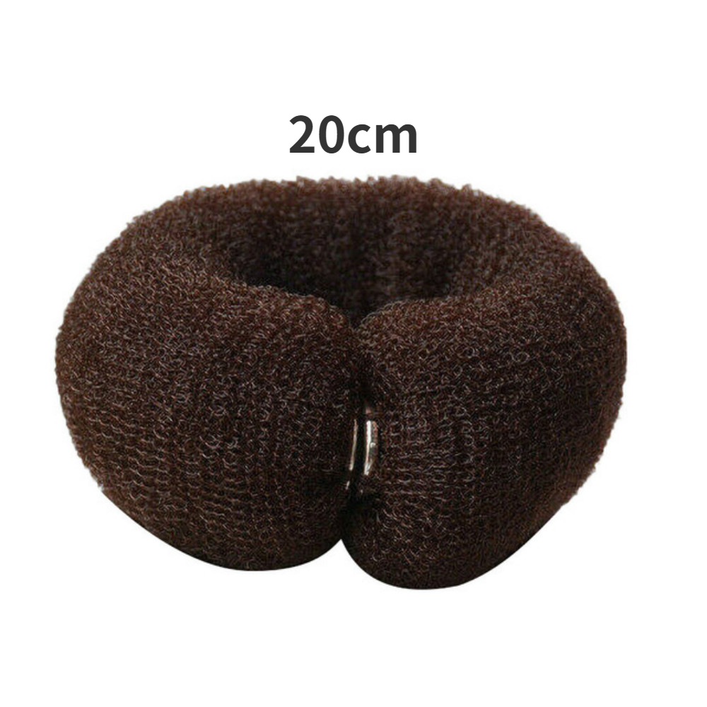 Hair Bun Maker Donut Magic Foam Sponge Easy Big Ring Hair Styling Tools Hairstyle Hair Accessories For Girls Women: Light Grey