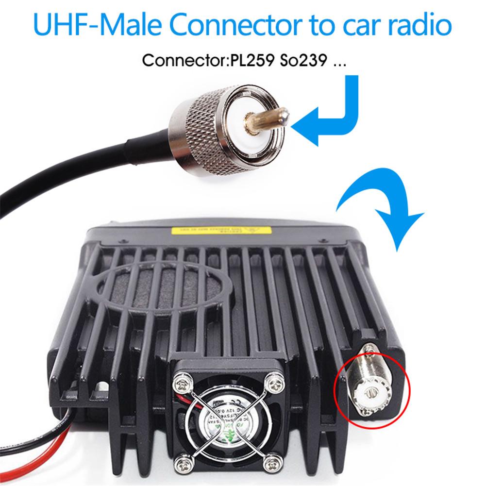 HH-N2RS Mini Dual-Band Antenne Magnetische Mount PL-259 UHF/VHF Set Voor Auto Mobiele Radio