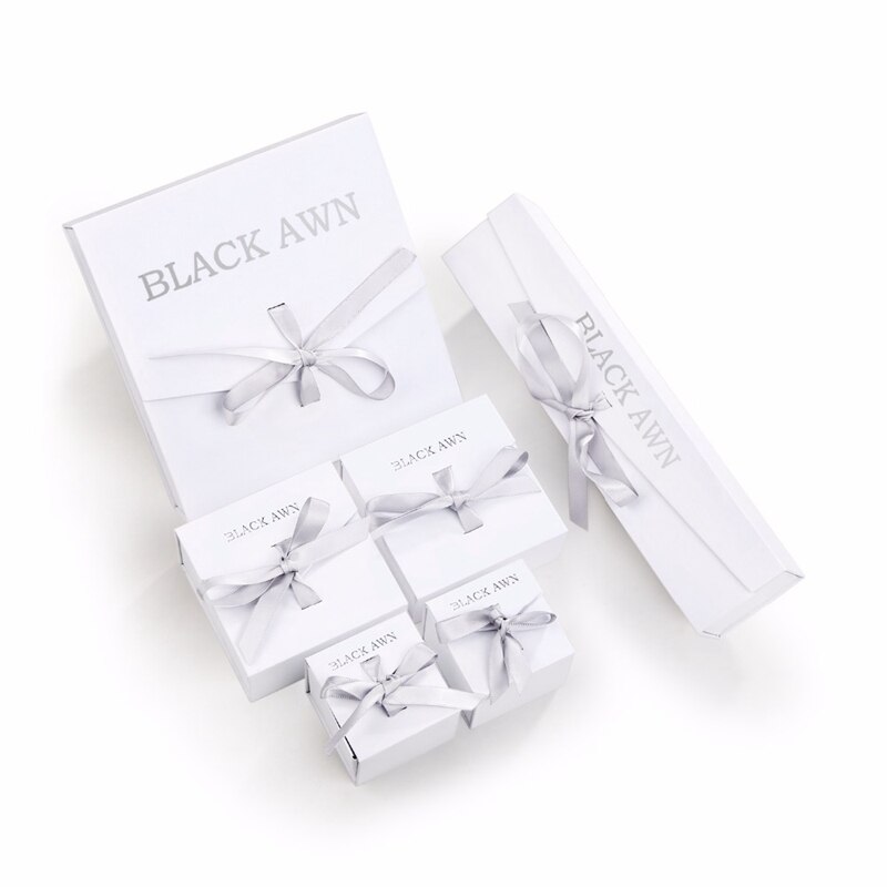 Black Awn Romantic 925 Sterling Silver Fine Jewelry Trendy Flower Engagement necklaces & pendants for Women KK001