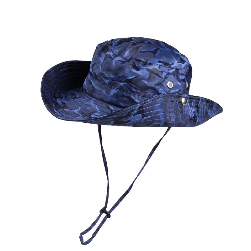 Sombrero de pescador de protección UV, sombrero de pescador para pesca, sombrero de pescador para exteriores, sombrero de cubo impermeable de paja, sombrilla plegable de secado rápido: L