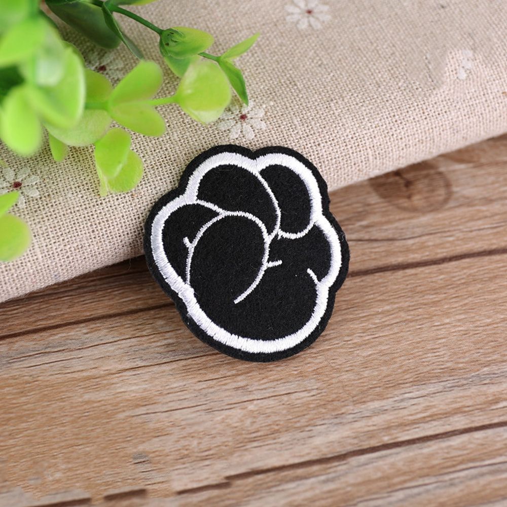 Parches bordados para planchar en la ropa, pegatinas de mochila, parche para coser insignias, con cremallera fresca negra de Calavera, 1 unidad: Zinc envejecido