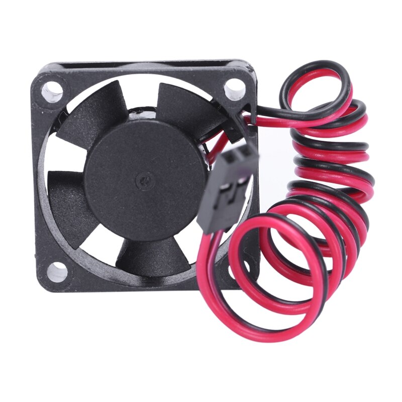 Para Rc modelo coche Esc 3010 Motor ventilador de refrigeración para Control remoto piezas de coche accesorios: Black M
