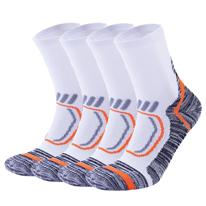 4 Pairs/Lot Combed Cotton Men Socks Hiking Hunting Fitness Gym Mountaineering Socks Breathable Football Cycling Sports Socks