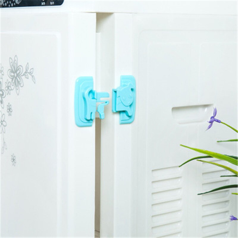 Puppy Shape Safety Locks for Refrigerators Door Baby Safe Protection From Children Lock Castle Security Blocker Padlock