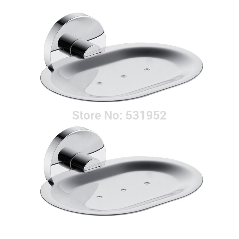 304 Stainless Steel Soap Dishes Wall Mounted Shower Soap Holder Soap Dish Basket Tray Rack Bathroom Accessories