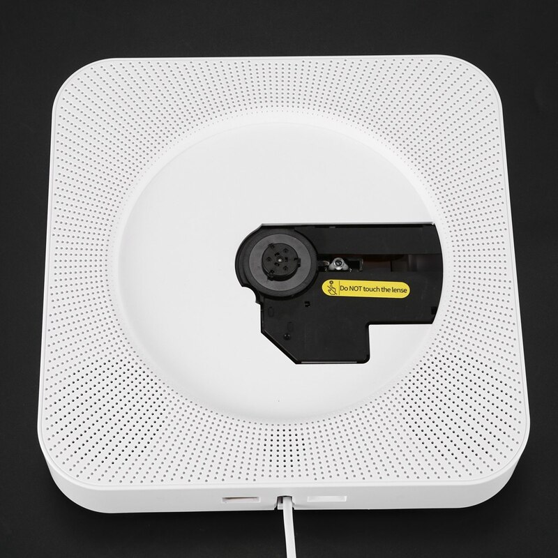 Draagbare Cd Speler Met Bluetooth Wandmontage Cd Muziekspeler Home O Boombox Met Afstandsbediening Fm Radio Usb Eu plug