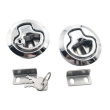 High grade Flush Pull Slam Latch With Lock Door For RV Marine Boat Suitable