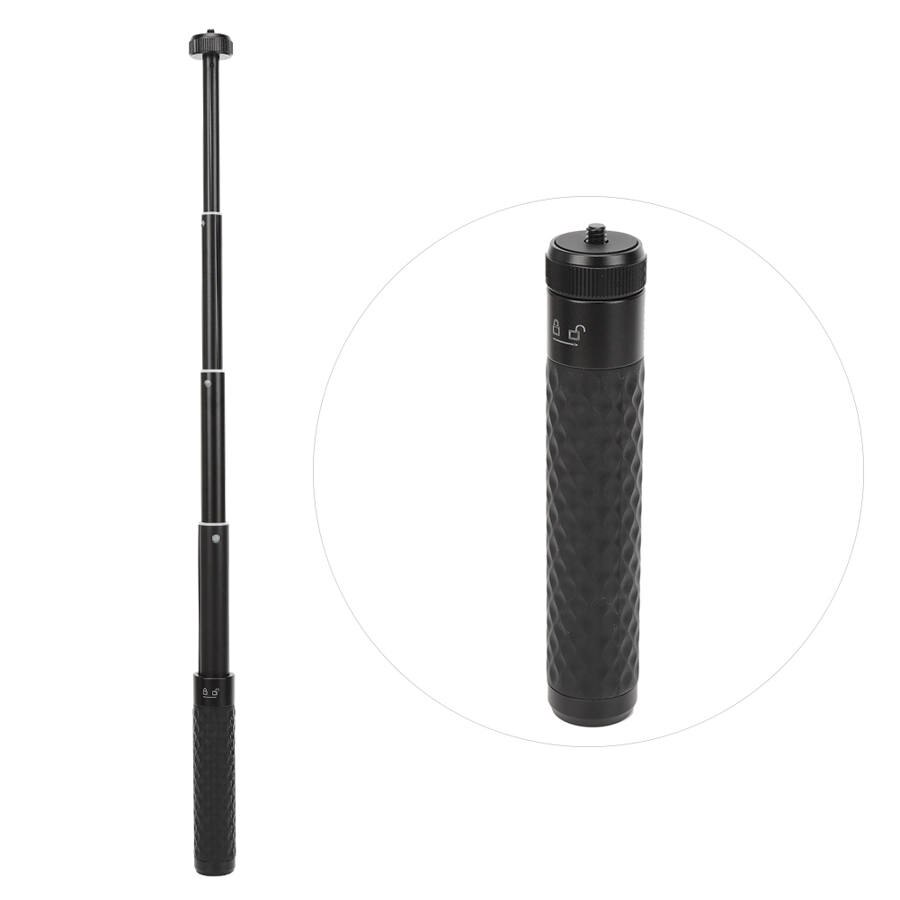 Verlengstuk Telescopische Pole Vier Sectie Selfie Stick Voor Telefoon Stabilisatorsteun 1/4 ''Standaard Schroef Gat Monopod