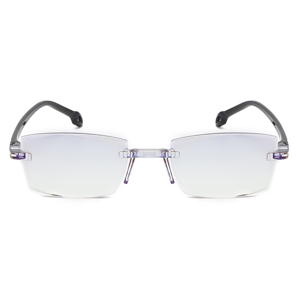 Gafas de presbicia multifocales progresivas con corte de diamante, gafas con luz antiazul, gafas de lectura JAN88