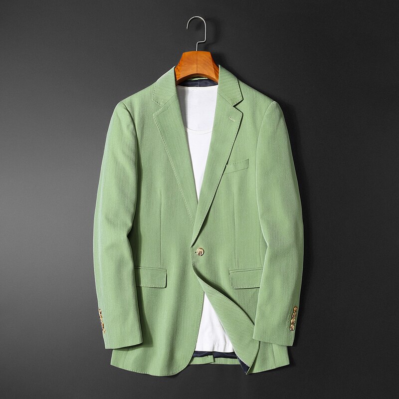 2022 spring Men's Blazers, autumn men's Classic Blazer Business Blazers men full size S-5XL