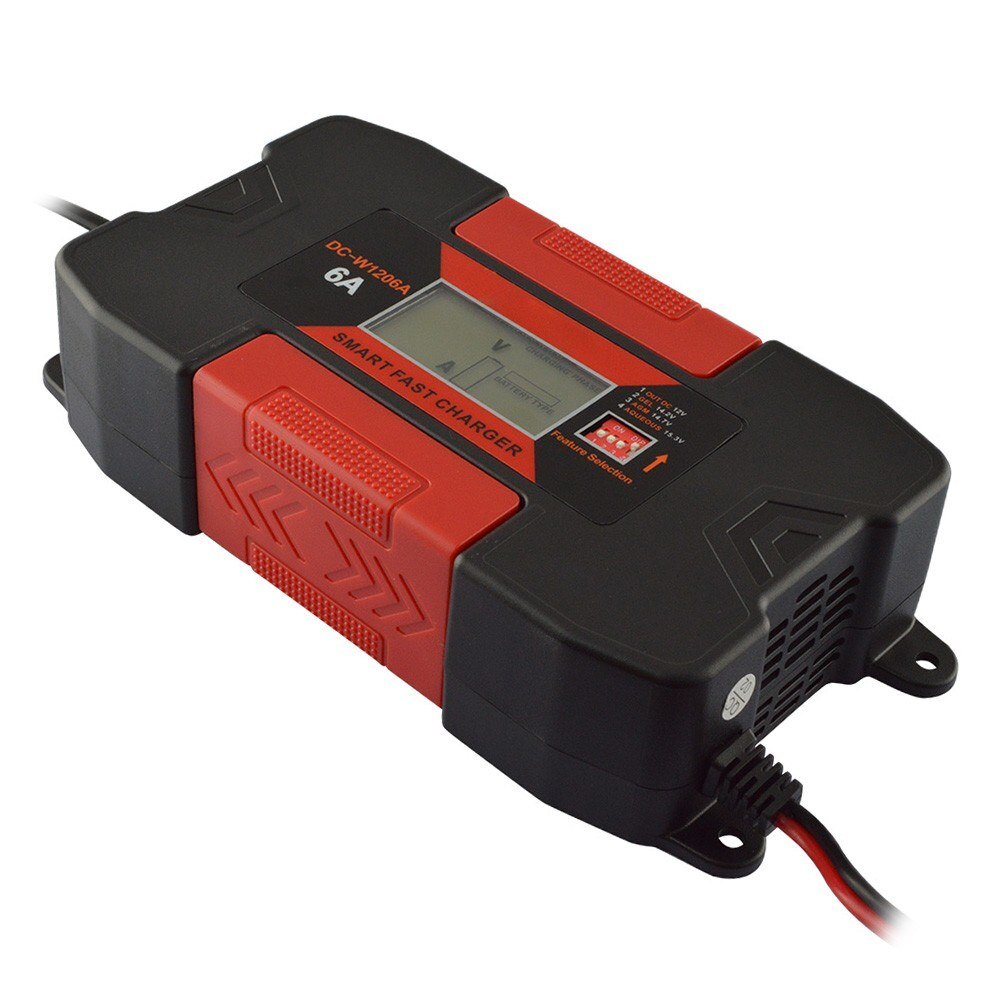 12V 4A/6A Auto Smart Car Battery Charger With CE RoHS Full Digital Battery Auo Car Car Smart Smart RoHs RoHs Battery
