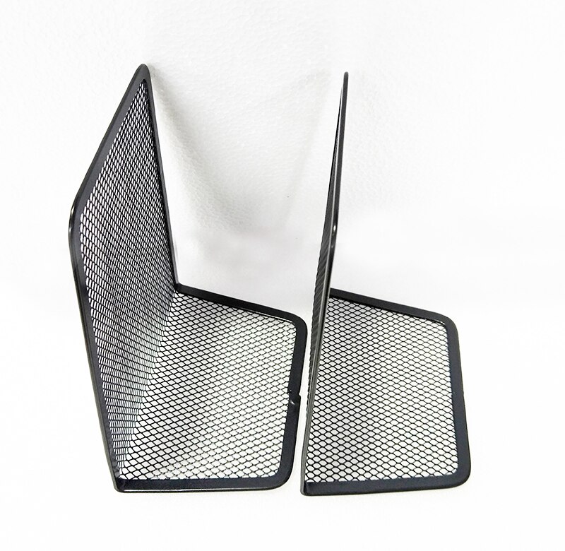 2 stk / par 10cm * 6cm bokstativ metalltråd bokrekvisita kontor trådnett kontor bokbøyning