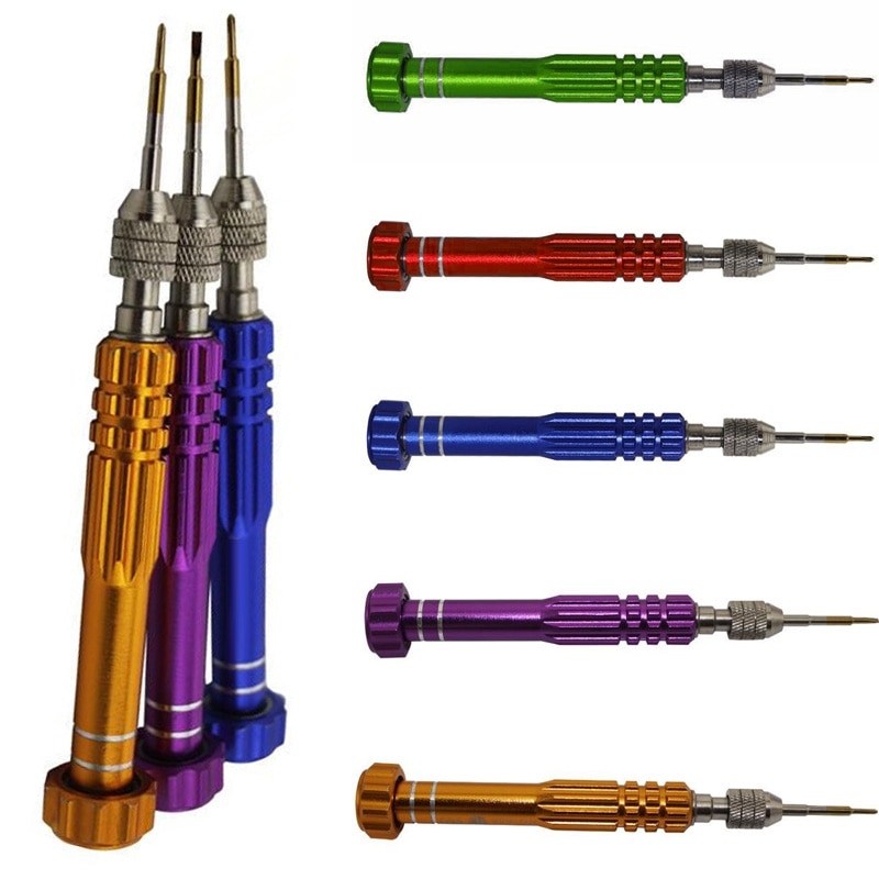 5 in 1 Repair Screwdrivers Set Repair Open Tools Kit For Apple for iphone for Samsung Mobile Phone for 3mm Screw Diameter #22