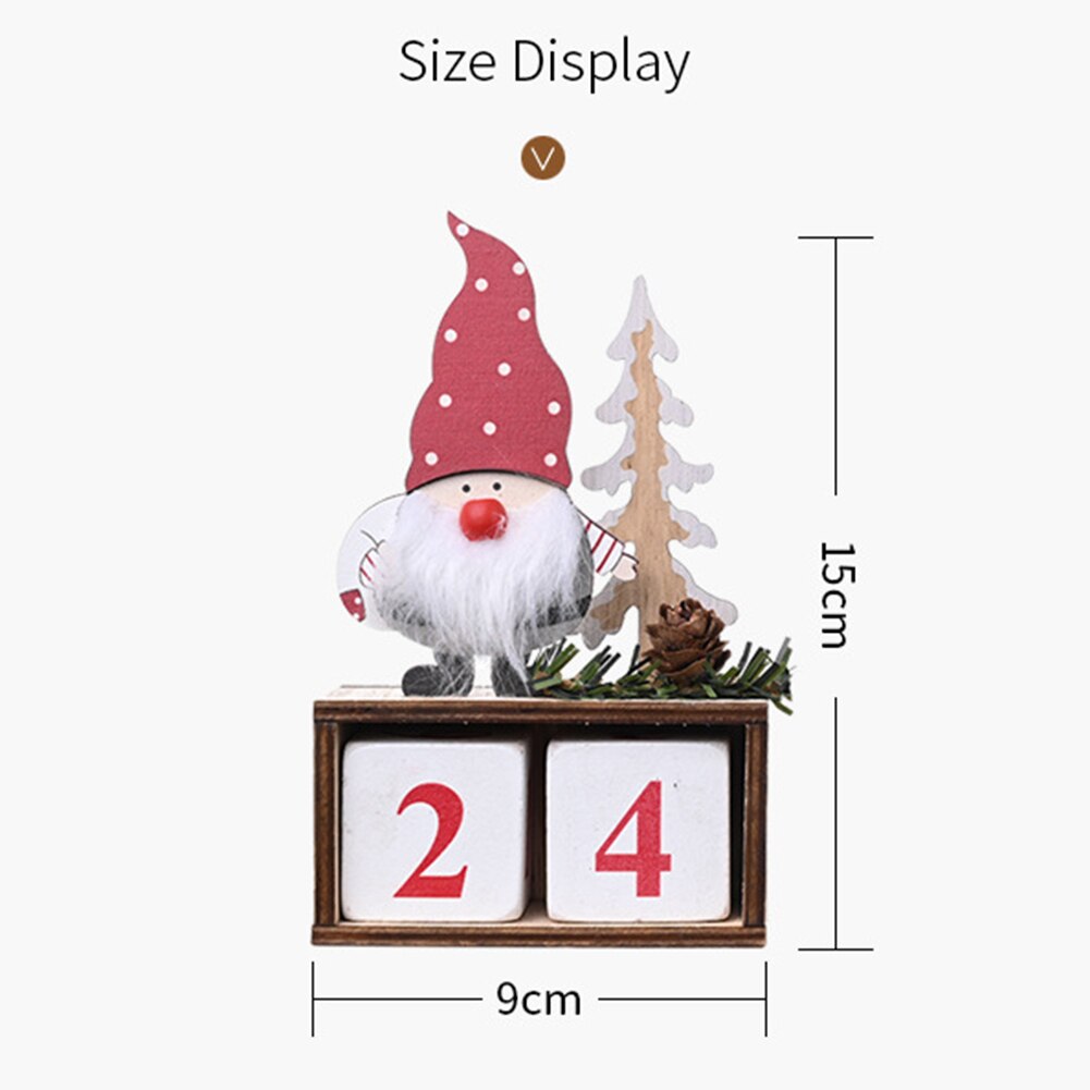 Julkalender god julpynt till hemmet xmas år jultomten dockor tomte dekor navidad