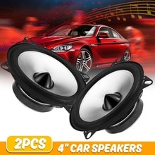 2 Stuks 4 Inch 60W 2 Weg Auto Coaxiale Hifi Speaker Voertuig Deur Auto Audio Muziek Stereo Full Range frequentie Hifi Luidsprekers