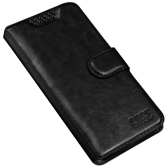 Case Voor Xiaomi Redmi 7A Case Cover Zachte Siliconen PU leather flip Voor Coque Xiomi Redmi 7A Telefoon Case met kaarthouder Magnetische: Style 2 Black INI