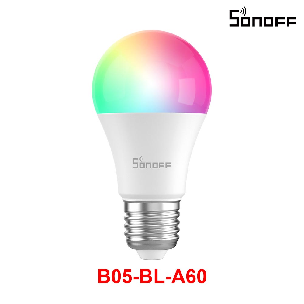 Sonoff Wi-fi Slimme Led E27 Lamp 220-240V Dimbare Dual Multi Kleurtemperatuur Ajustable Groep Voice Control Via ewelink Alexa: Sonoff B05-BL-A60