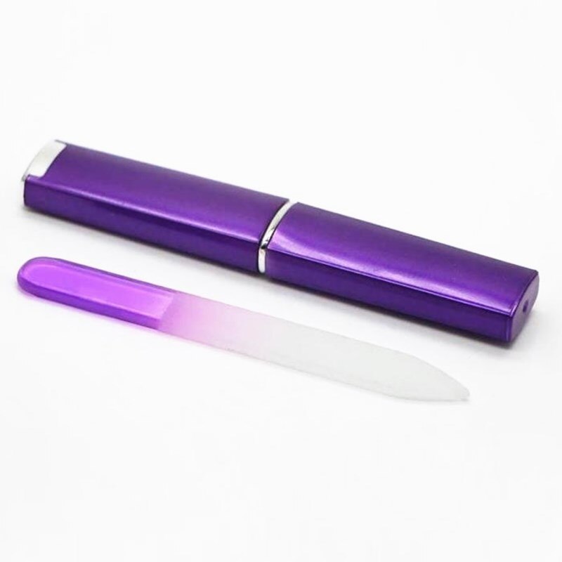 1PC Crystal Glass File Nail Art Files Manicure Nail Files Buffing Grit Sand Fing Nail Art Health Beauty Makeup Tools