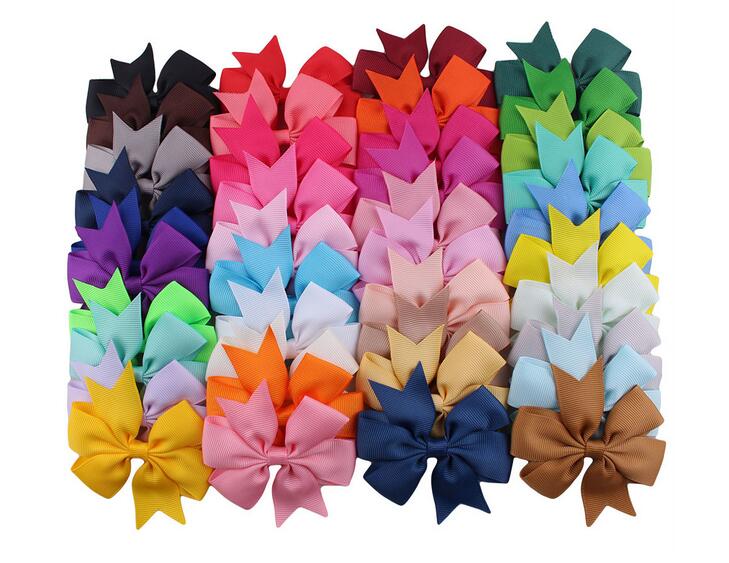40pc VEEL Baby Meisjes Grote 6 Inch Haarelastiekjes Alligator Haar Clips-Baby Meisje Set: B 40pcs