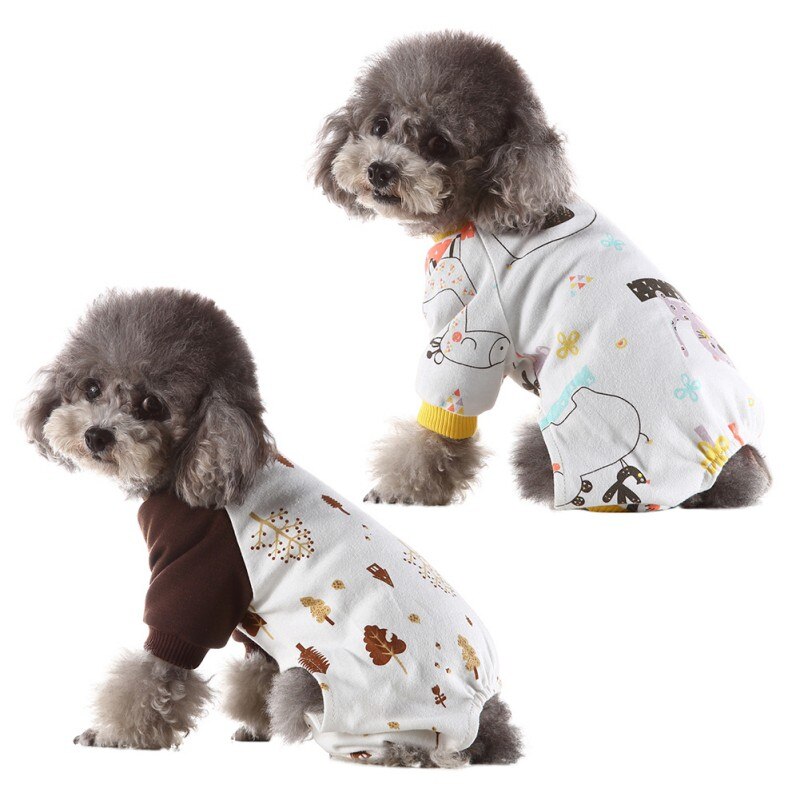 Combinaison pyjama pour chien, vêtements pour animaux de compagnie, petits chiens, yorkshire, chihuahua, poméranien, salopette, chiot, chat