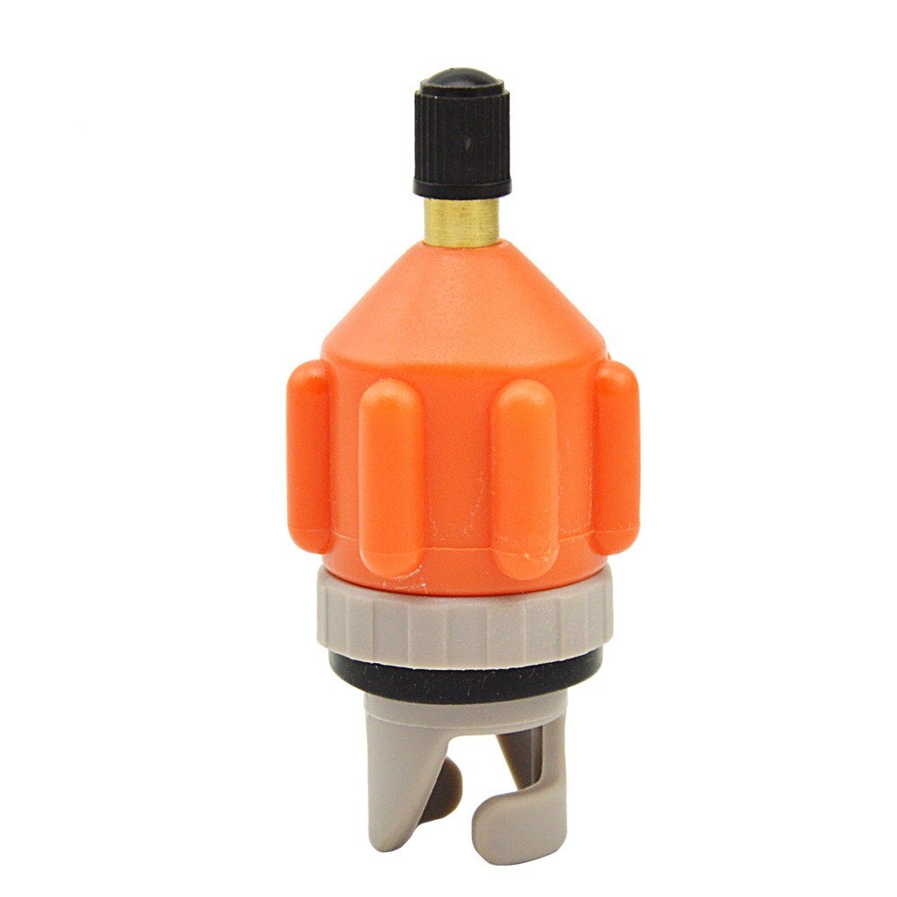 SUP Air Valve Compressor Adaptor Rowing Boat Air Valve Adaptor Inflatable Boat Air Valve Adaptor Accessories: Orange