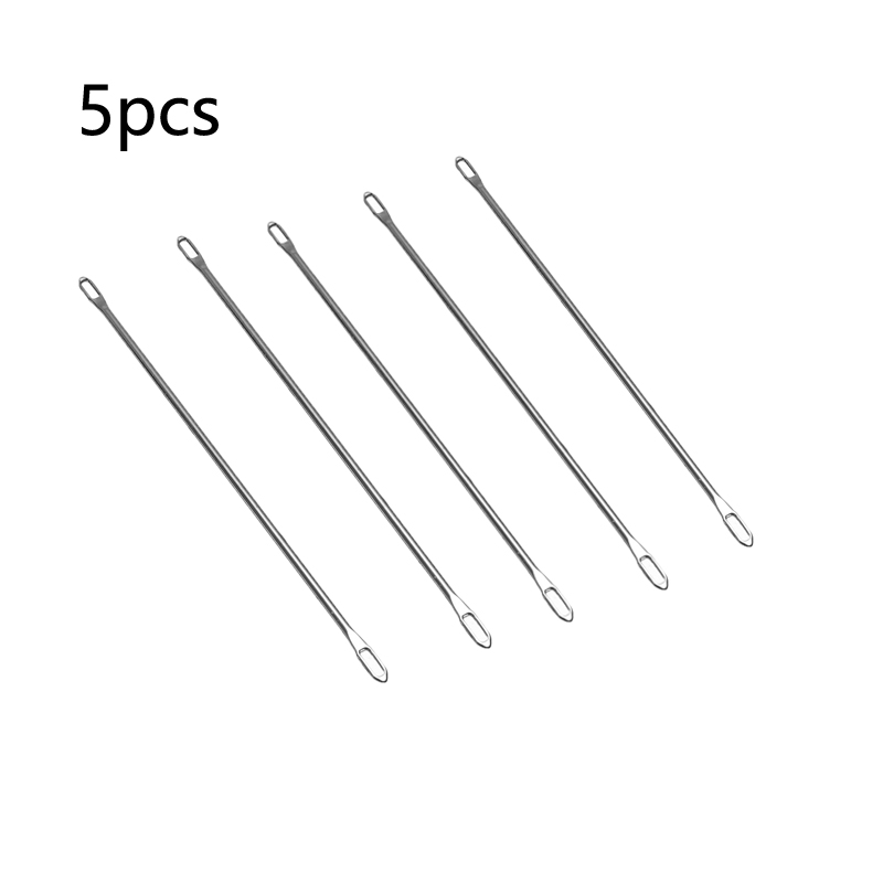 Aguja de doble ojo para máquina de tejer Brother, accesorio para manualidades de costura de suéter, para el hogar, KR588, KR710, KR830, KR850