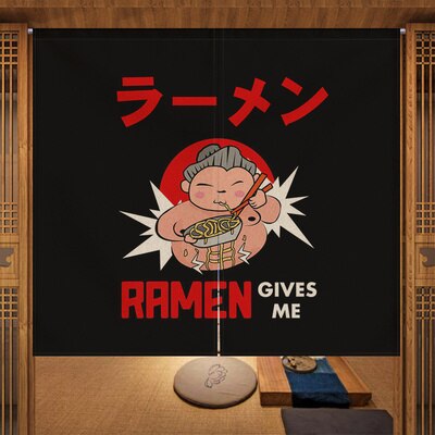 Tenda a mezza casa per Sushi Ramen in tessuto per ristorante dell'Hotel in stile giapponese