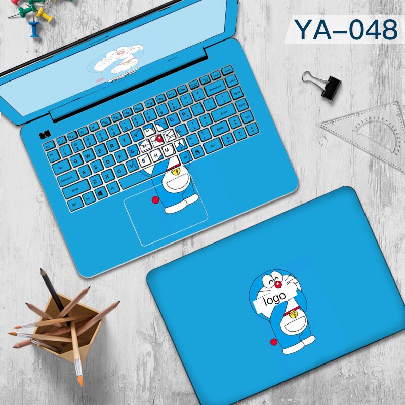 Doodle Render of Laptop Sticker Decorative Sticker Waterproof Computer Stickers for Asus A455L Lenovo Yoga Toshiba Huawei Vinyl: YA-048