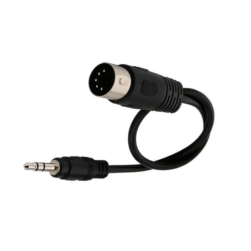 3.5mm stereostik lydkabel 3.5 mm aux han til midi din 5 ben midi han hunstik 0.5/1.5/3m til mikrofon mikrofon