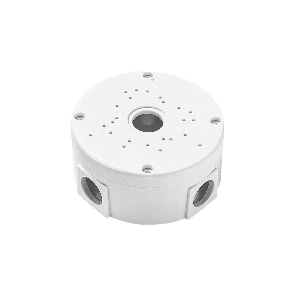 Soporte de pared para cámara CCTV, caja de conexiones de plástico Universal, soportes de domo de vigilancia, Cable impermeable, Base profunda: Morado