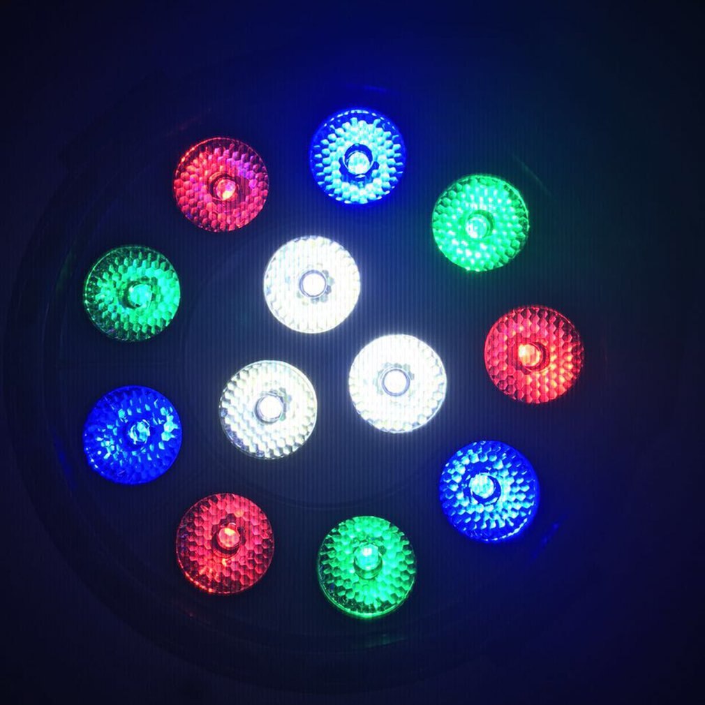 Mini Flat Plastic Stage Light 12 LED Light Four Control Models Party Night Club Pub Bar KTV Stage Lighting Light