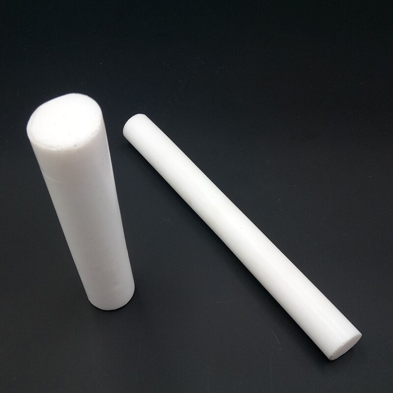 1Pcs White poly tetra fluoro ethylene bar environment-friendly non-toxic DIY PTFE plastic rod 6mm-50mm diameter PTFE bar