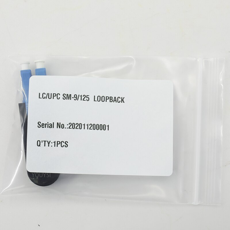 5pcs LC UPC Connector Duplex Fiber Loopback Module Tester LC adapter SM(9/125)