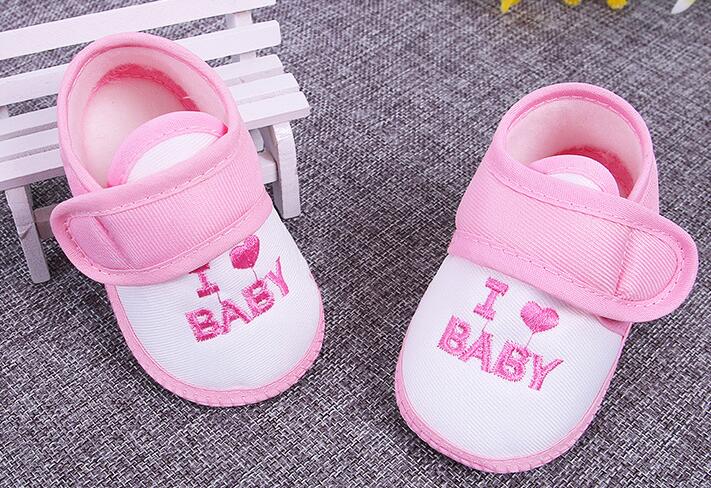 0-12 meses bebé niño niñas cuna Zapatos Bebé cuna algodón Otoño e Invierno zapatos de bebé suela suave S-27: 2 / 3