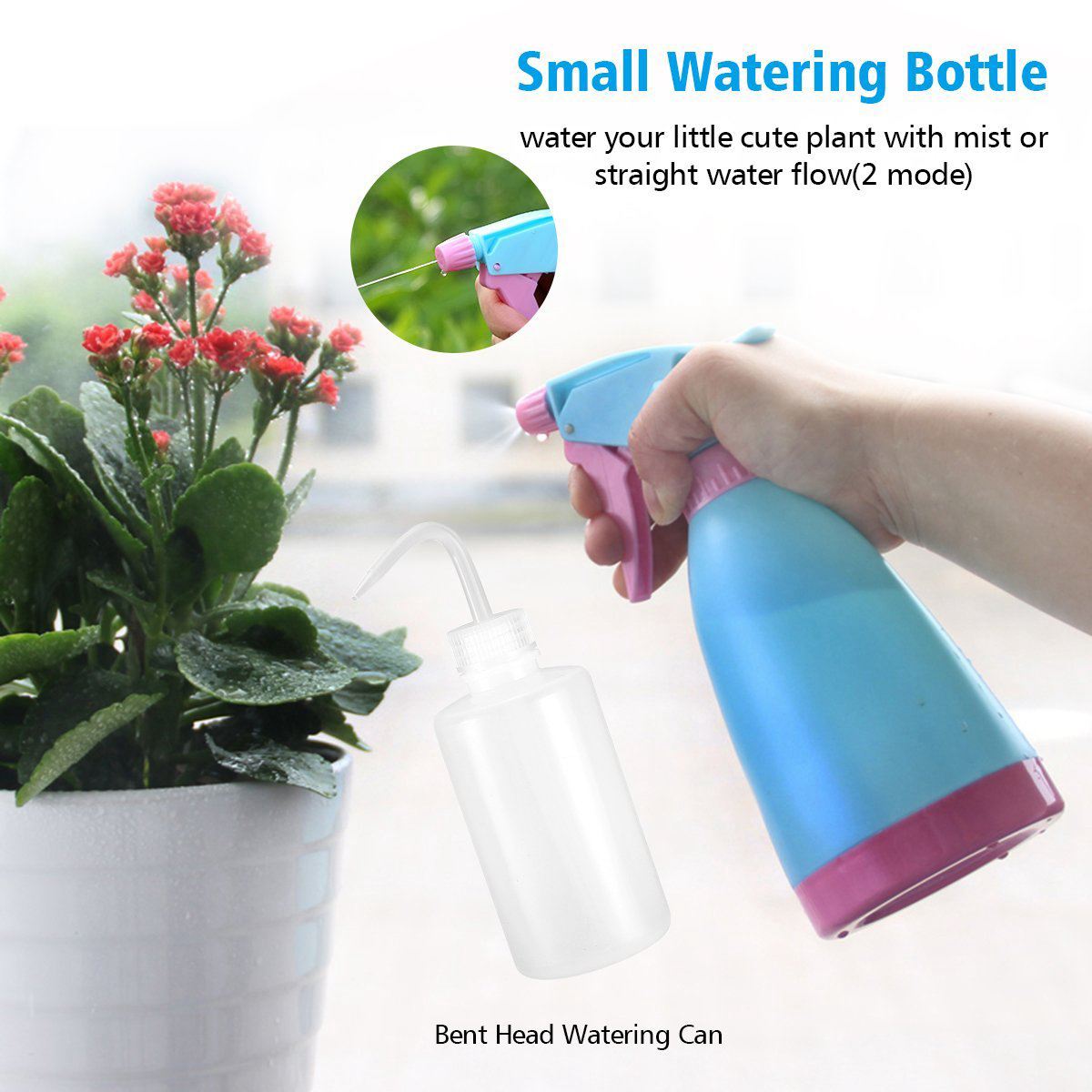 14 pieces Mini Gardening Hand Tools Set Succulent Plants Kettle Transplant Miniature Immortal Garden Planting Hand Tools Set