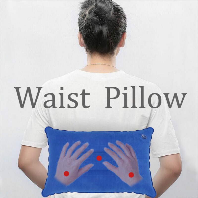 Car Pillow Waist Back Seat Support Lumbar Backrest Office Auto Waist Pad Cushion Car Accessories Travel Pillow Seat Home Pillow