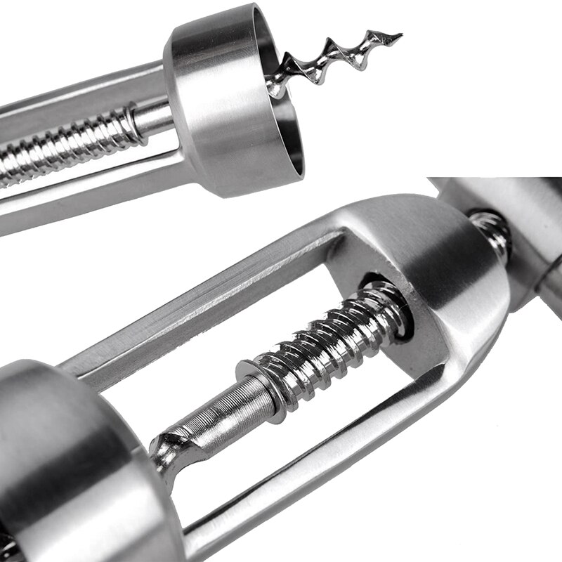 Corkscrew Wine Opener Metal Heavy Duty Luxury Bottle Opener for Home Restaurant Bar