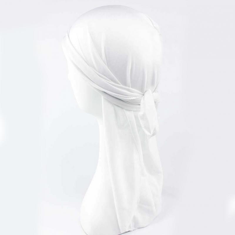 Lenço de cabeça respirável, lenço de secagem rápida para motocicleta, preto e branco, proteção uv contra poeira: Branco